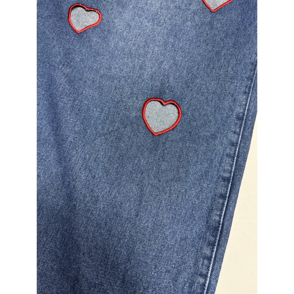 Shiny‎ By Nature Heart Cut Out Jeans 3XL Medium Wash - Picture 7 of 16